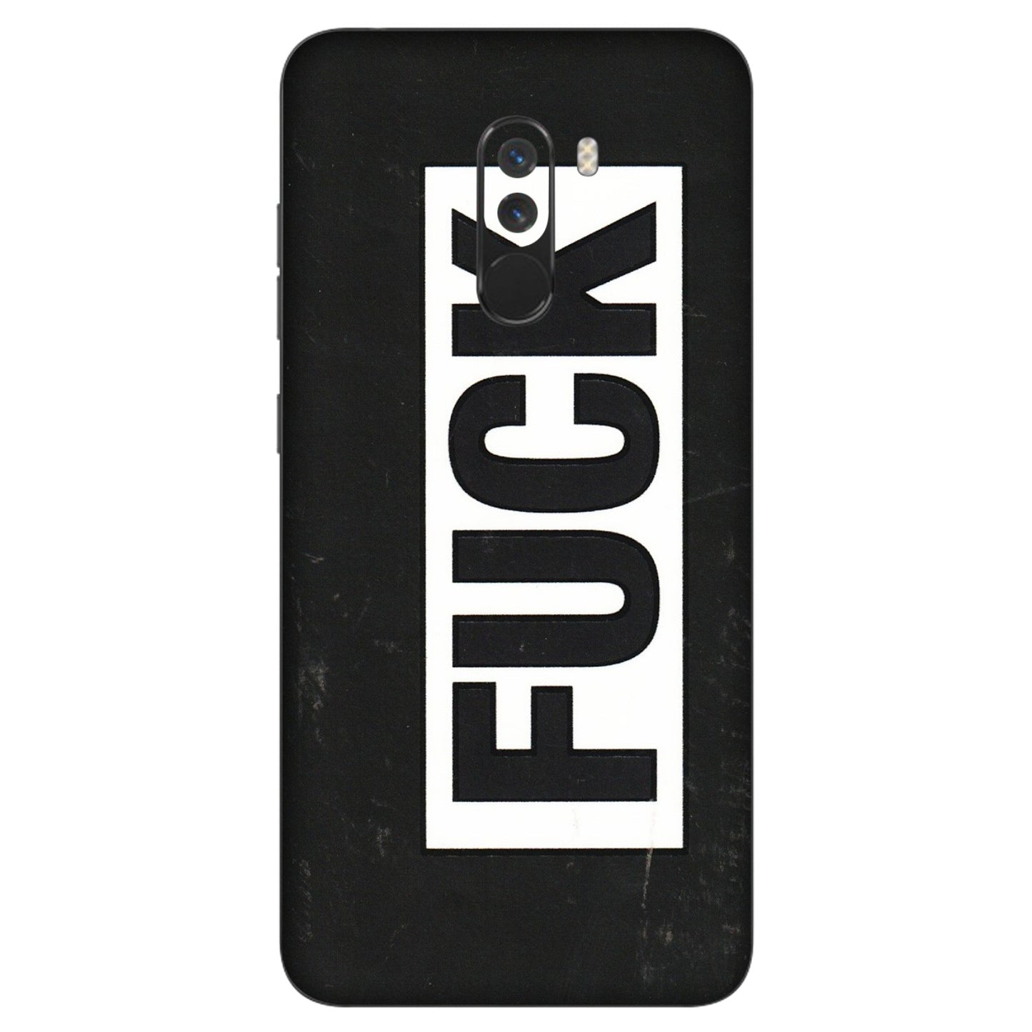 POCO Phone Skins (All Models) - The F Word - 3D Embossed Finish (L-255) Poco F1