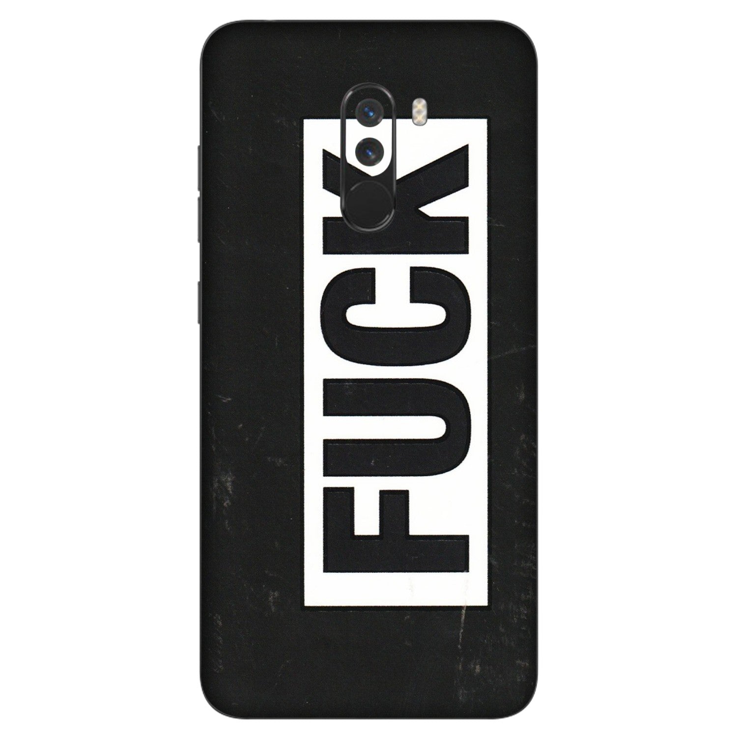 POCO Phone Skins (All Models) - The F Word - 3D Embossed Finish (L-255) Poco F1