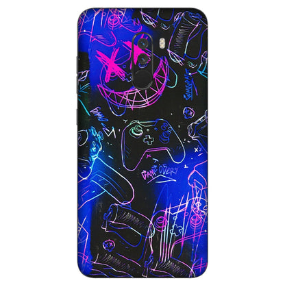POCO Phone Skins (All Models) - Gamers Paradise - 3D Embossed Finish (L-258) Poco F1