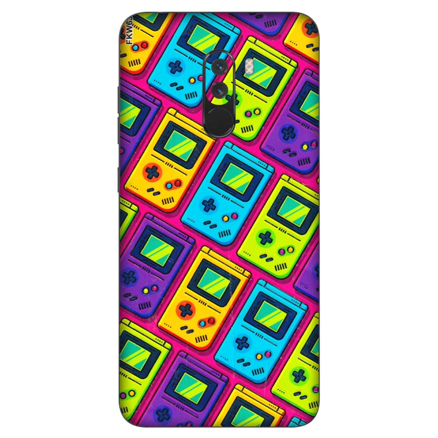 POCO Phone Skins (All Models) - Gameboy Colourful - 3D Embossed Finish (L-266) Poco F1