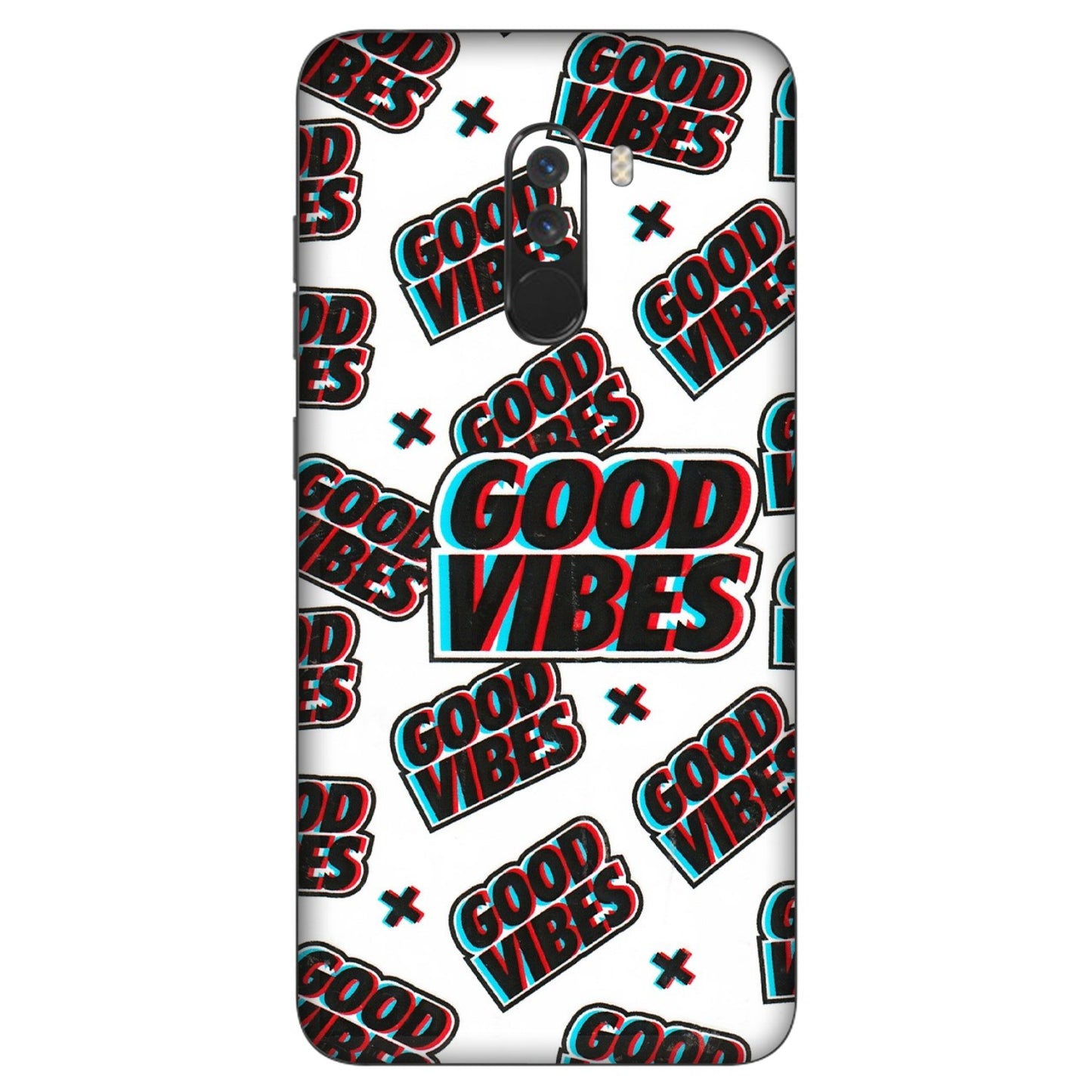 POCO Phone Skins (All Models) - Good Vibes - 3D Embossed Finish (L-282) Poco F1