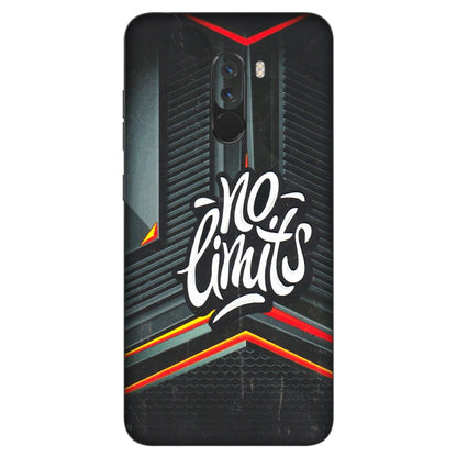 POCO Phone Skins (All Models) - No Limits - 3D Embossed Finish (L-286) Poco F1