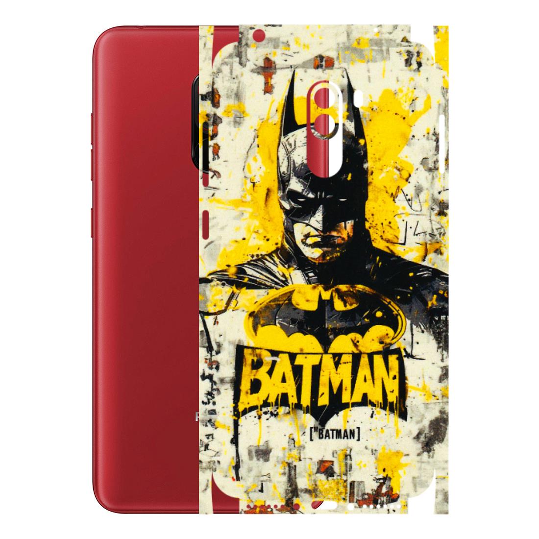 POCO Phone Skins (All Models) - Batman Yellow BT - 3D Embossed Finish (L-304) Poco F1