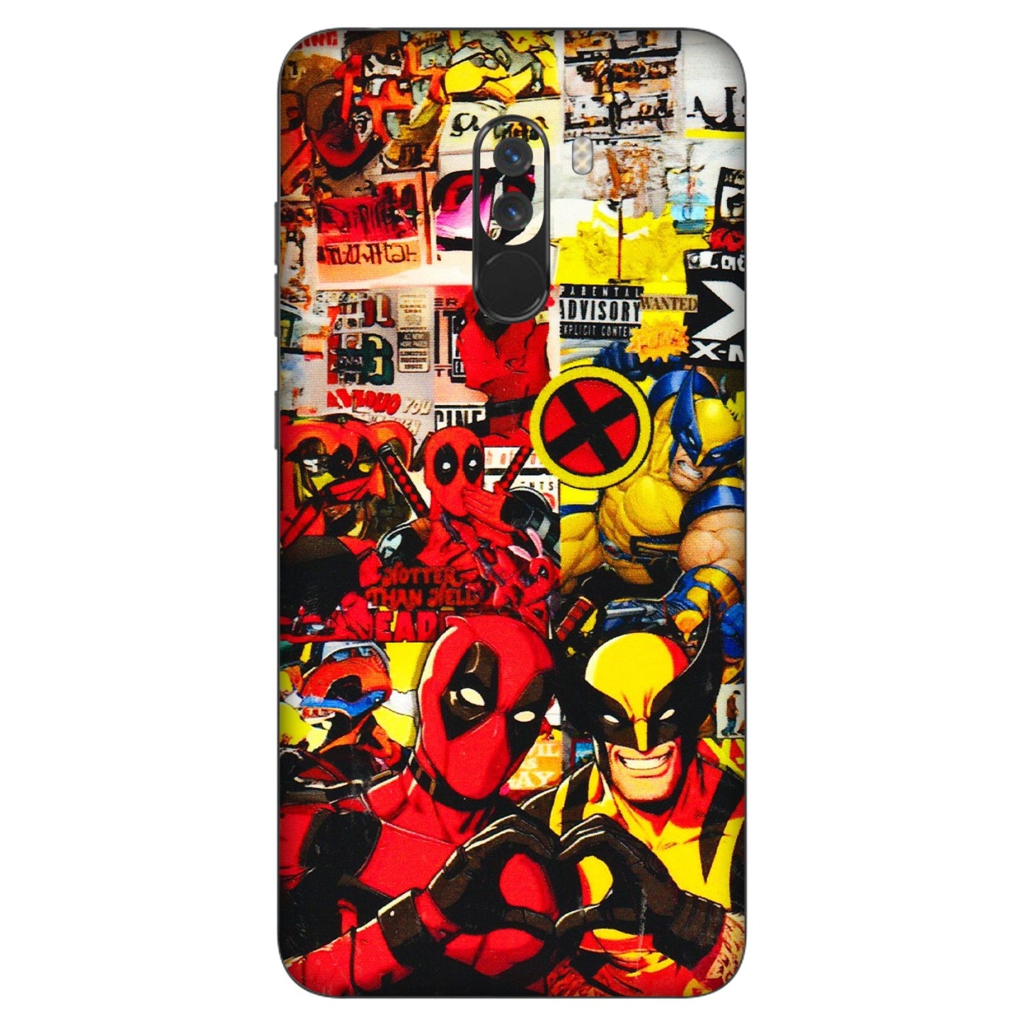 POCO Phone Skins (All Models) - Spidy Wolverine - 3D Embossed Finish (L-310) Poco F1