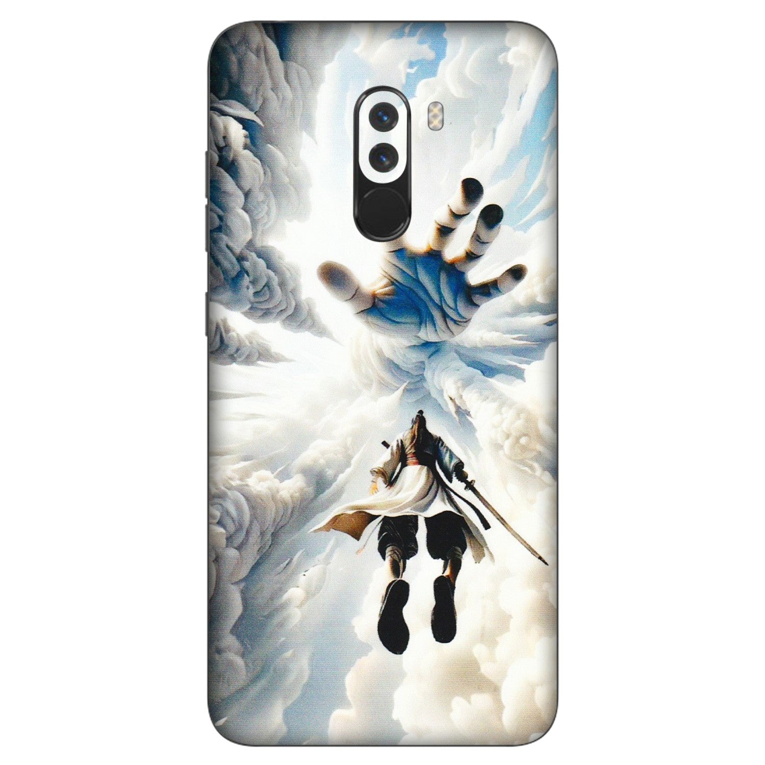 POCO Phone Skins (All Models) - Big Hand With Monkey King - 3D Embossed Finish (L-323) Poco F1