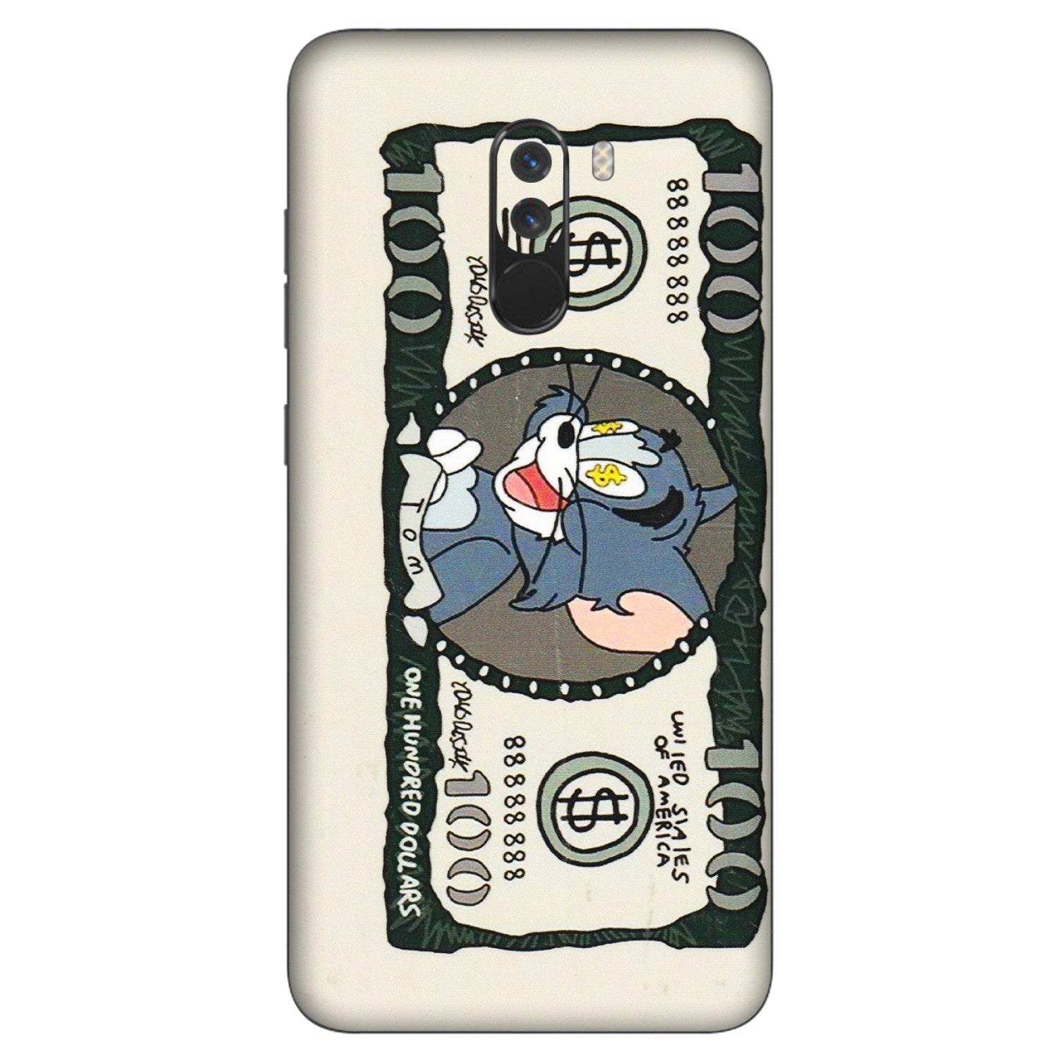 POCO Phone Skins (All Models) - Tom Hundred Dollar - 3D Embossed Finish (L-324) Poco F1