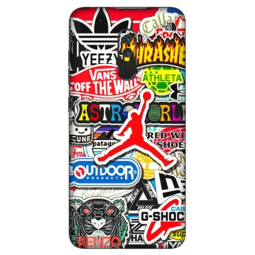 POCO Phone Skins (All Models) - Multi Brands Sticker Graffiti - 3D Embossed Finish (L-37) Poco F1