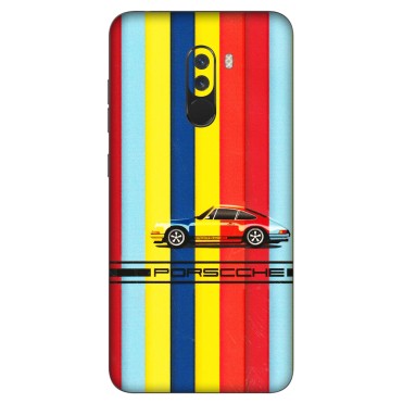 POCO Phone Skins (All Models) - Multicolour Porche - 3D Embossed Finish (L-39) Poco F1