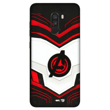 POCO Phone Skins (All Models) - Avengers Logo - 3D Embossed Finish (L-55) Poco F1