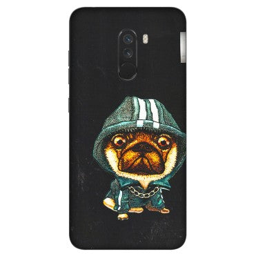 POCO Phone Skins (All Models) - Puppy N Hoodie - 3D Embossed Finish (L-90) Poco F1