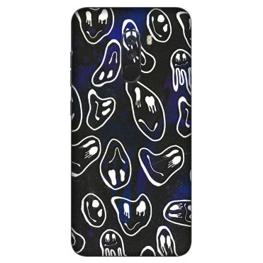 POCO Phone Skins (All Models) - Distorted Smileys - 3D Embossed Finish (L-92) Poco F1