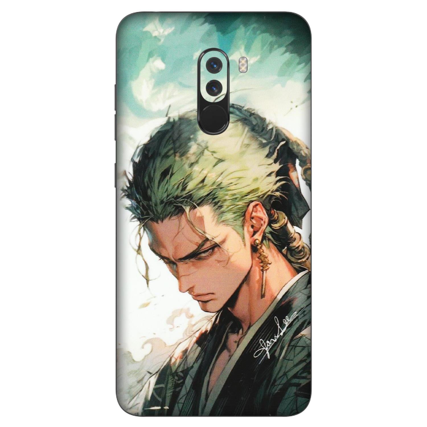 POCO Phone Skins (All Models) - New Roronoa Zoro One Picece Anime - Matte Finish (M-140) Poco F1