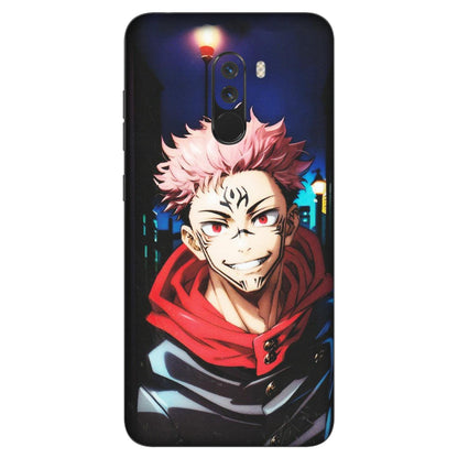 POCO Phone Skins (All Models) - Yuji Itadori Funny Face Anime - Matte Finish (M-152) Poco F1
