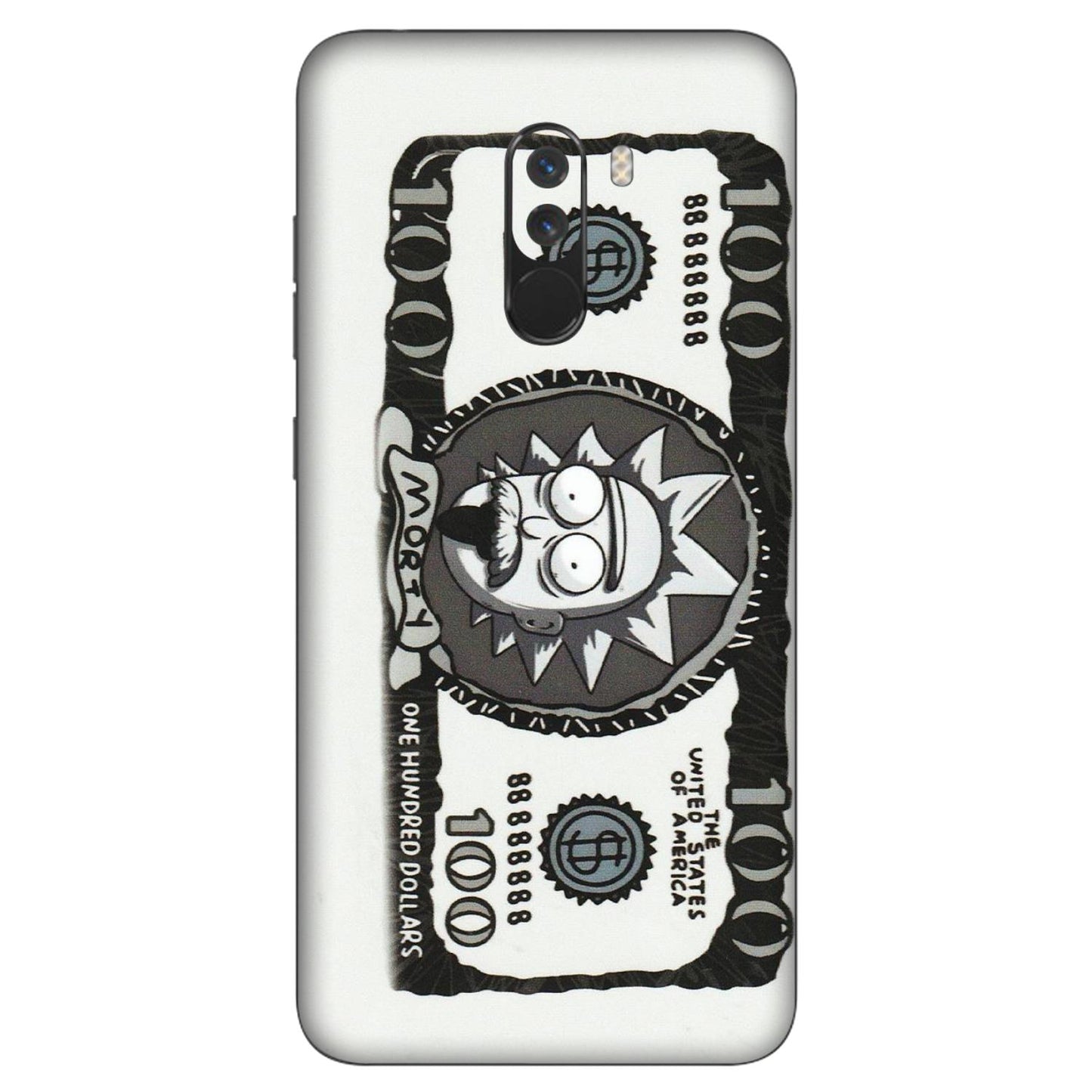 POCO Phone Skins (All Models) - Rick And Morty Hundred Dollar Anime - Matte Finish (M-161) Poco F1