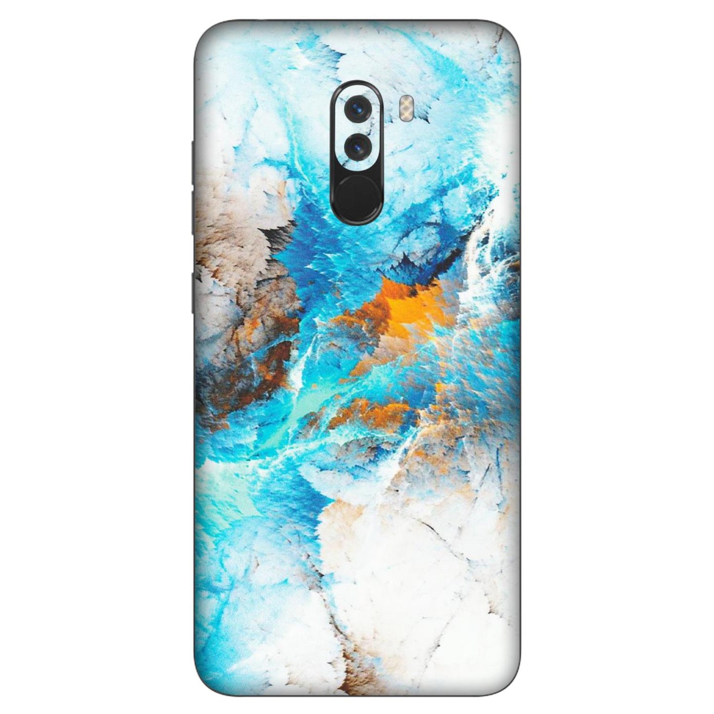 POCO Phone Skins (All Models) - Blue Waves Abstract - Matte Finish (M-19) Poco F1