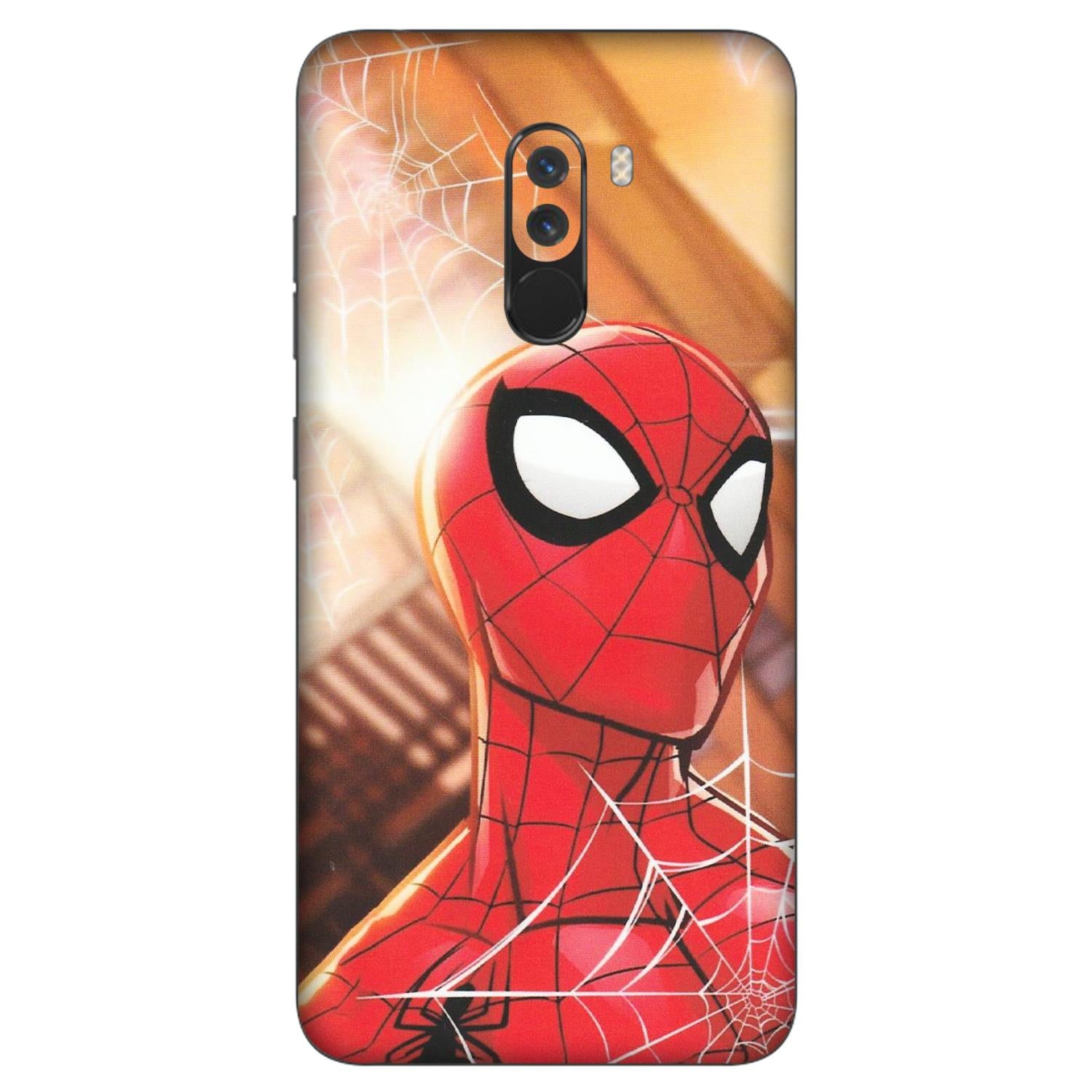 POCO Phone Skins (All Models) - Spiderman Face New - Matte Finish (M-41) Poco F1