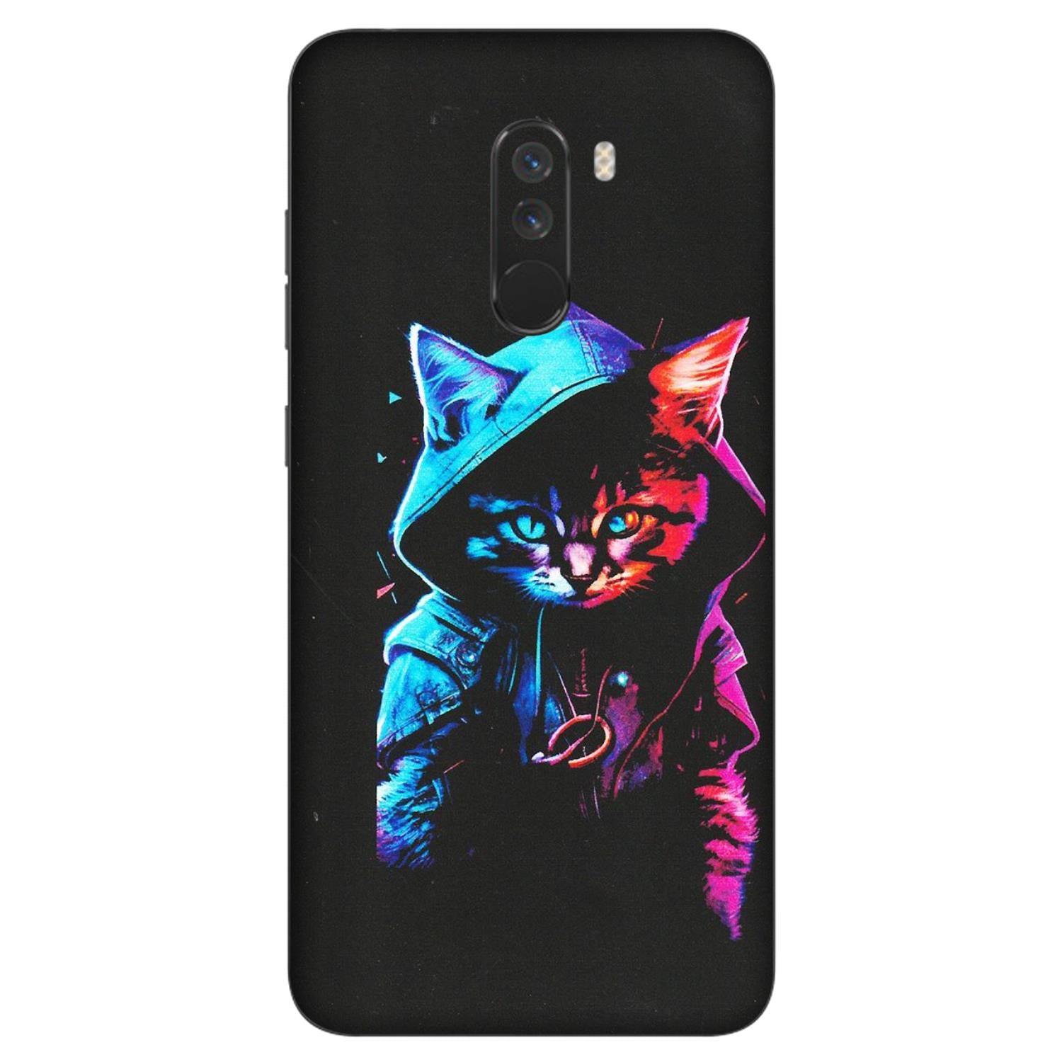 POCO Phone Skins (All Models) - Cyberpunk Cat - Matte Finish (M-45) Poco F1