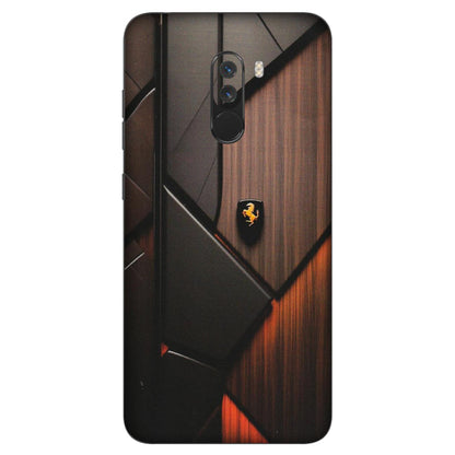 POCO Phone Skins (All Models) - Lambo Beauty Wood Pattern Sober - Matte Finish (M-51) Poco F1