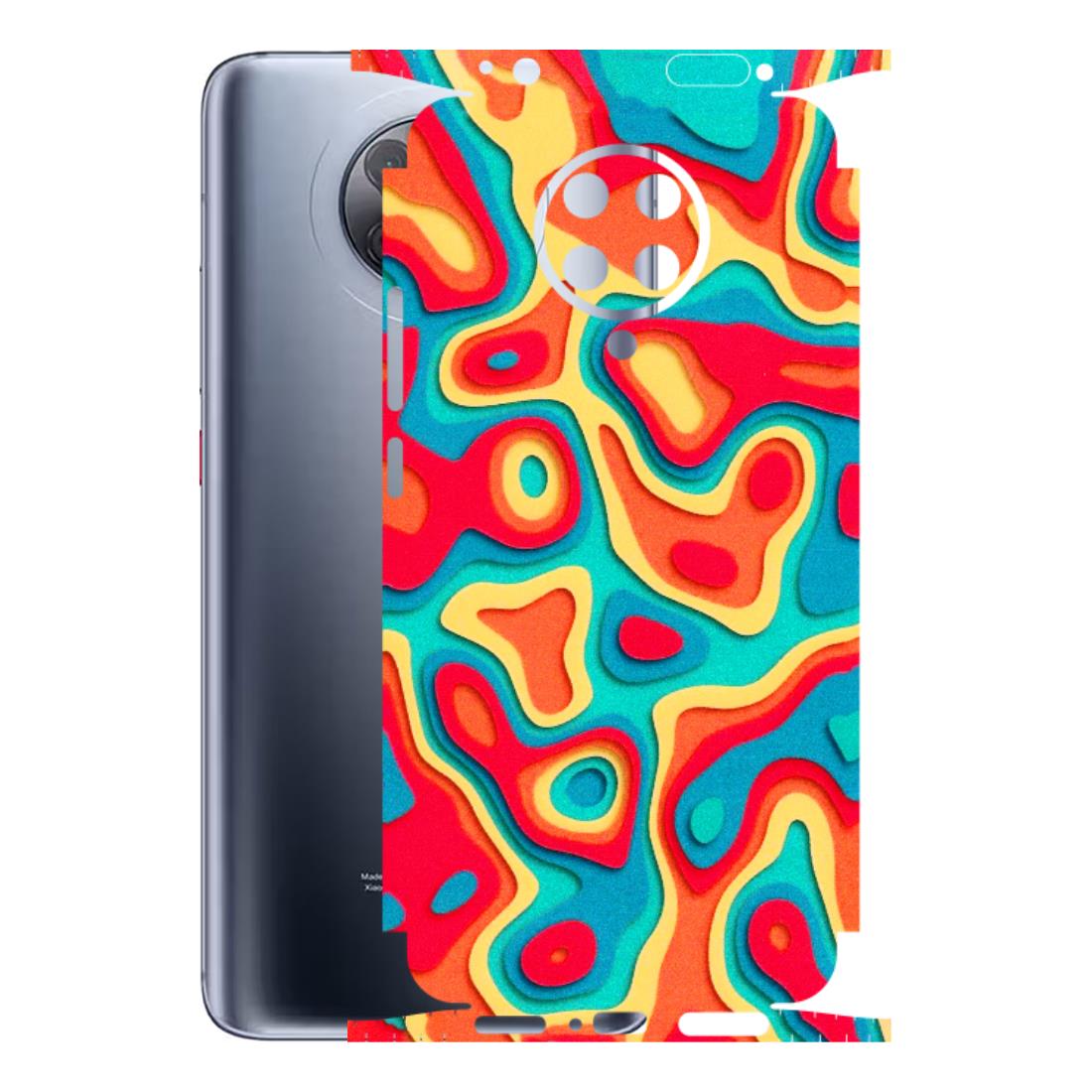 POCO Phone Skins (All Models) - Abstract Swirl - 3D Embossed Finish (L-150) Poco F2 Pro