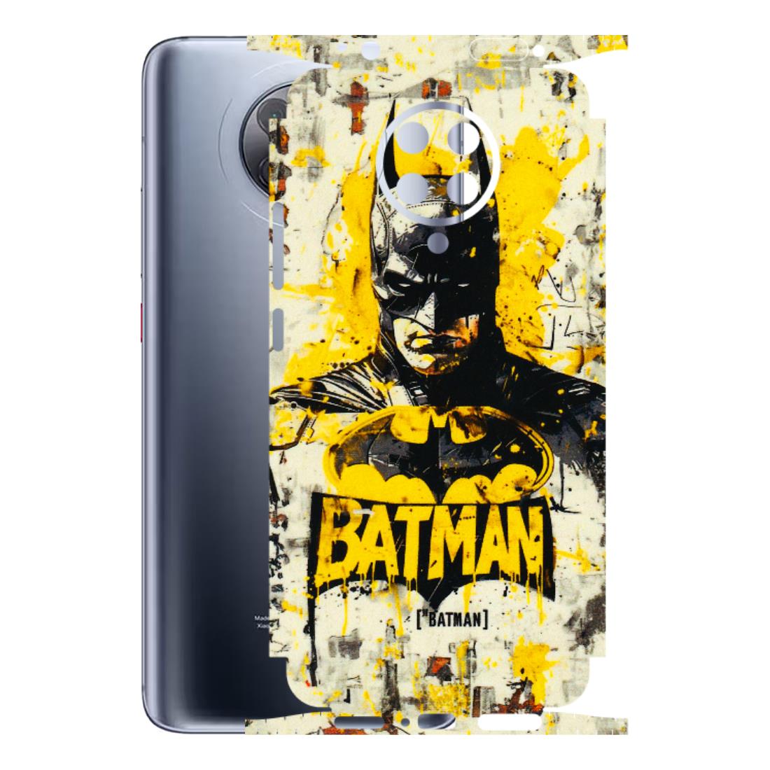 POCO Phone Skins (All Models) - Batman Yellow BT - 3D Embossed Finish (L-304) Poco F2 Pro
