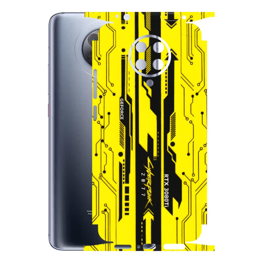 POCO Phone Skins (All Models) - Yellow Cyberpunk - 3D Embossed Finish (L-93) Poco F2 Pro