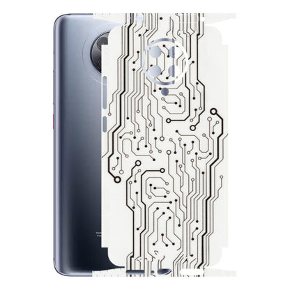 POCO Phone Skins (All Models) - Tech Circuits - Transparent Finish (T-03) Poco F2 Pro