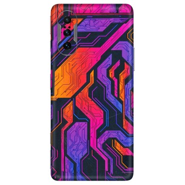POCO Phone Skins (All Models) - Tech Circuits Futuristic - 3D Embossed Finish (L-07) Poco F3 GT (5G)