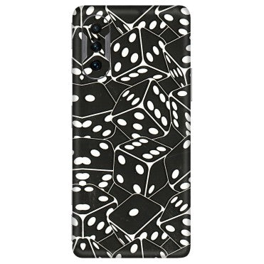POCO Phone Skins (All Models) - Big Black Dices - 3D Embossed Finish (L-106) Poco F3 GT (5G)