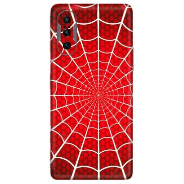 POCO Phone Skins (All Models) - Classic Spidey Web - 3D Embossed Finish (L-115) Poco F3 GT (5G)
