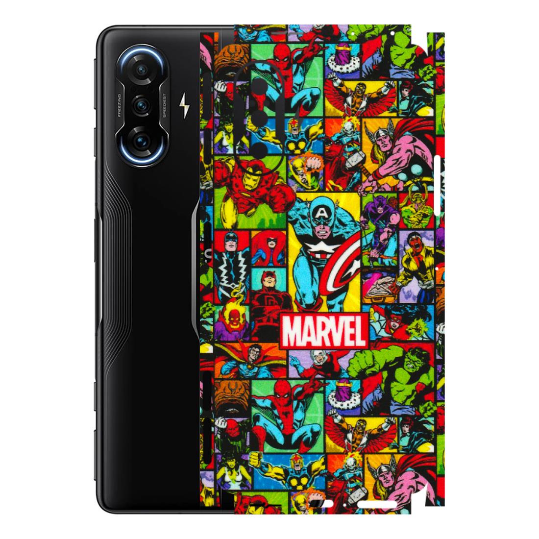 POCO Phone Skins (All Models) - MARVELOUS Comic Characters - 3D Embossed Finish (L-129) Poco F3 GT (5G)