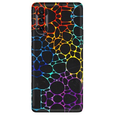 POCO Phone Skins (All Models) - Abstract Art MultiColour - 3D Embossed Finish (L-133) Poco F3 GT (5G)