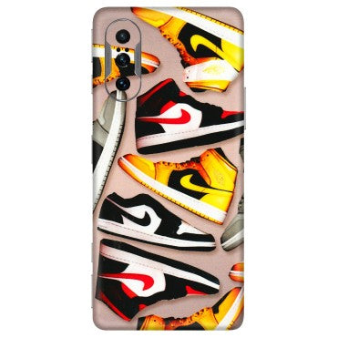 POCO Phone Skins (All Models) - Sneaker Lover - 3D Embossed Finish (L-135) Poco F3 GT (5G)