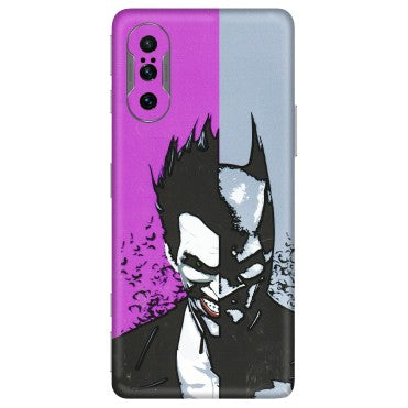 POCO Phone Skins (All Models) - Batman & Joker - 3D Embossed Finish (L-143) Poco F3 GT (5G)