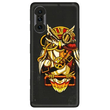POCO Phone Skins (All Models) - Classy Smart Owl - 3D Embossed Finish (L-144) Poco F3 GT (5G)