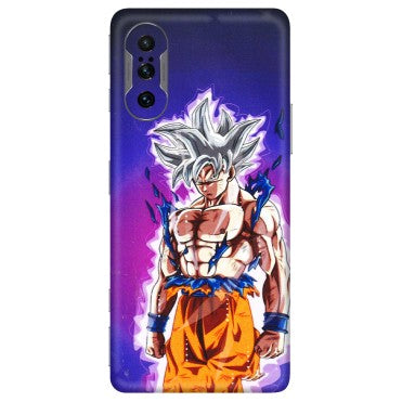 POCO Phone Skins (All Models) - Goku Purple Anime - 3D Embossed Finish (L-147) Poco F3 GT (5G)