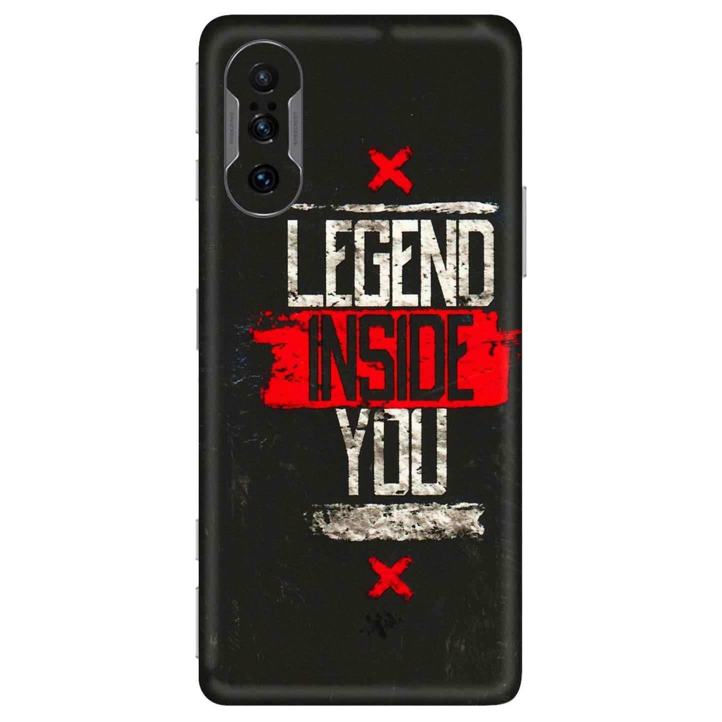POCO Phone Skins (All Models) - Legend Inside You - 3D Embossed Finish (L-186) Poco F3 GT (5G)
