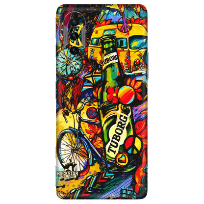 POCO Phone Skins (All Models) - Cool Beer Bottle - 3D Embossed Finish (L-193) Poco F3 GT (5G)