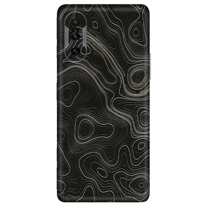 POCO Phone Skins (All Models) - Black Swirl - 3D Embossed Finish (L-196) Poco F3 GT (5G)