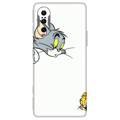POCO Phone Skins (All Models) - Cute Tom And Jerry - 3D Embossed Finish (L-220) Poco F3 GT (5G)