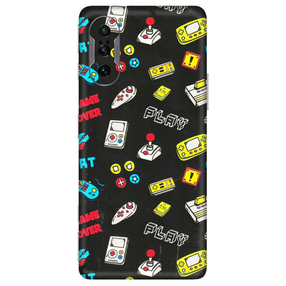 POCO Phone Skins (All Models) - Gaming Doodles - 3D Embossed Finish (L-224) Poco F3 GT (5G)