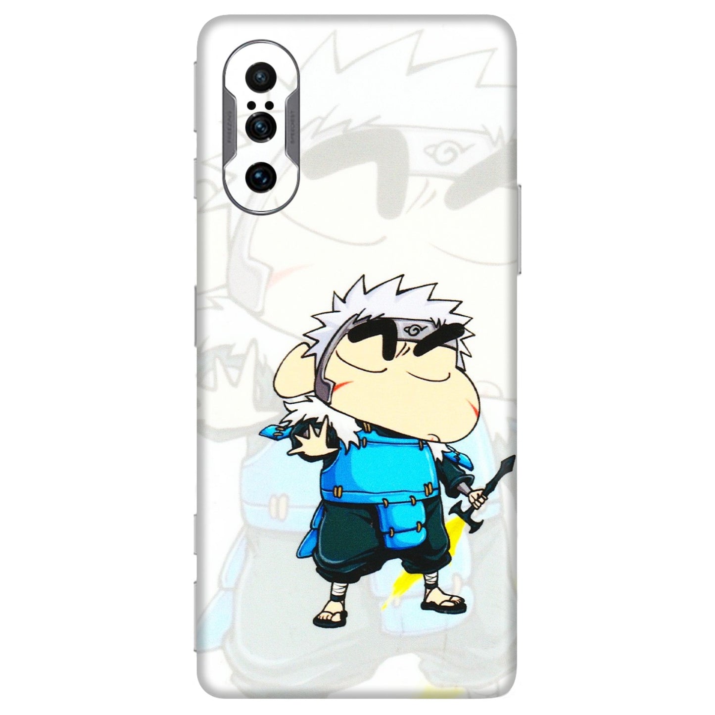 POCO Phone Skins (All Models) - Angry Young Shinchan - 3D Embossed Finish (L-226) Poco F3 GT (5G)