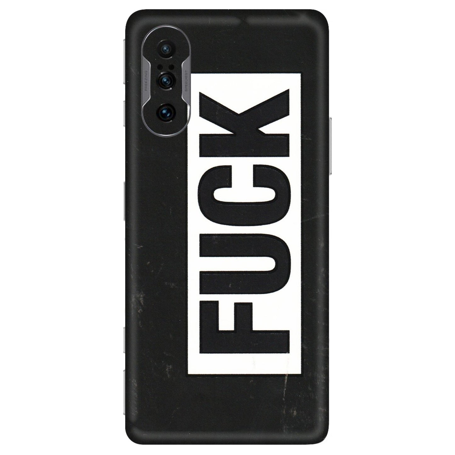 POCO Phone Skins (All Models) - The F Word - 3D Embossed Finish (L-255) Poco F3 GT (5G)