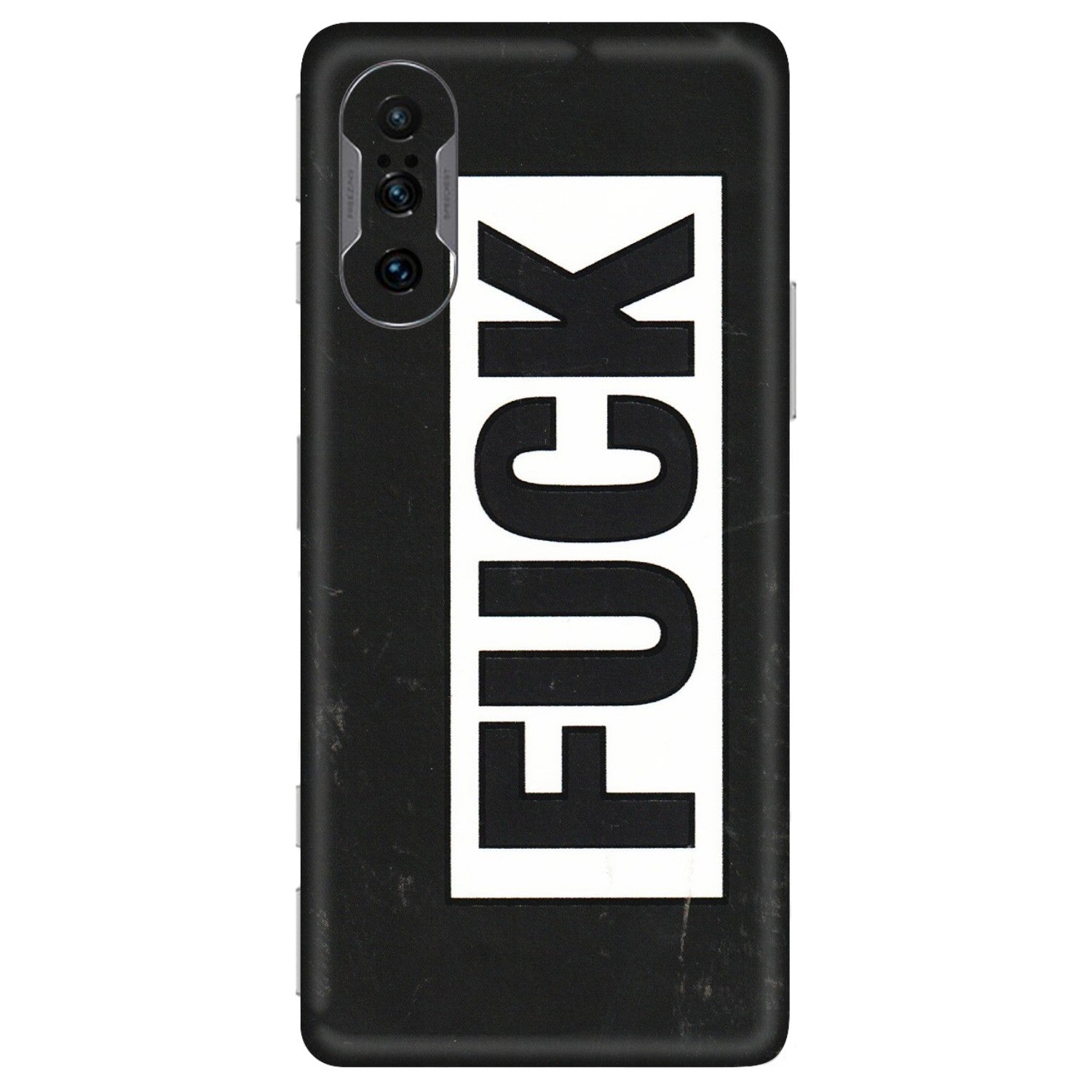 POCO Phone Skins (All Models) - The F Word - 3D Embossed Finish (L-255) Poco F3 GT (5G)
