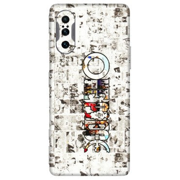 POCO Phone Skins (All Models) - One Piece Manga - 3D Embossed Finish (L-26) Poco F3 GT (5G)