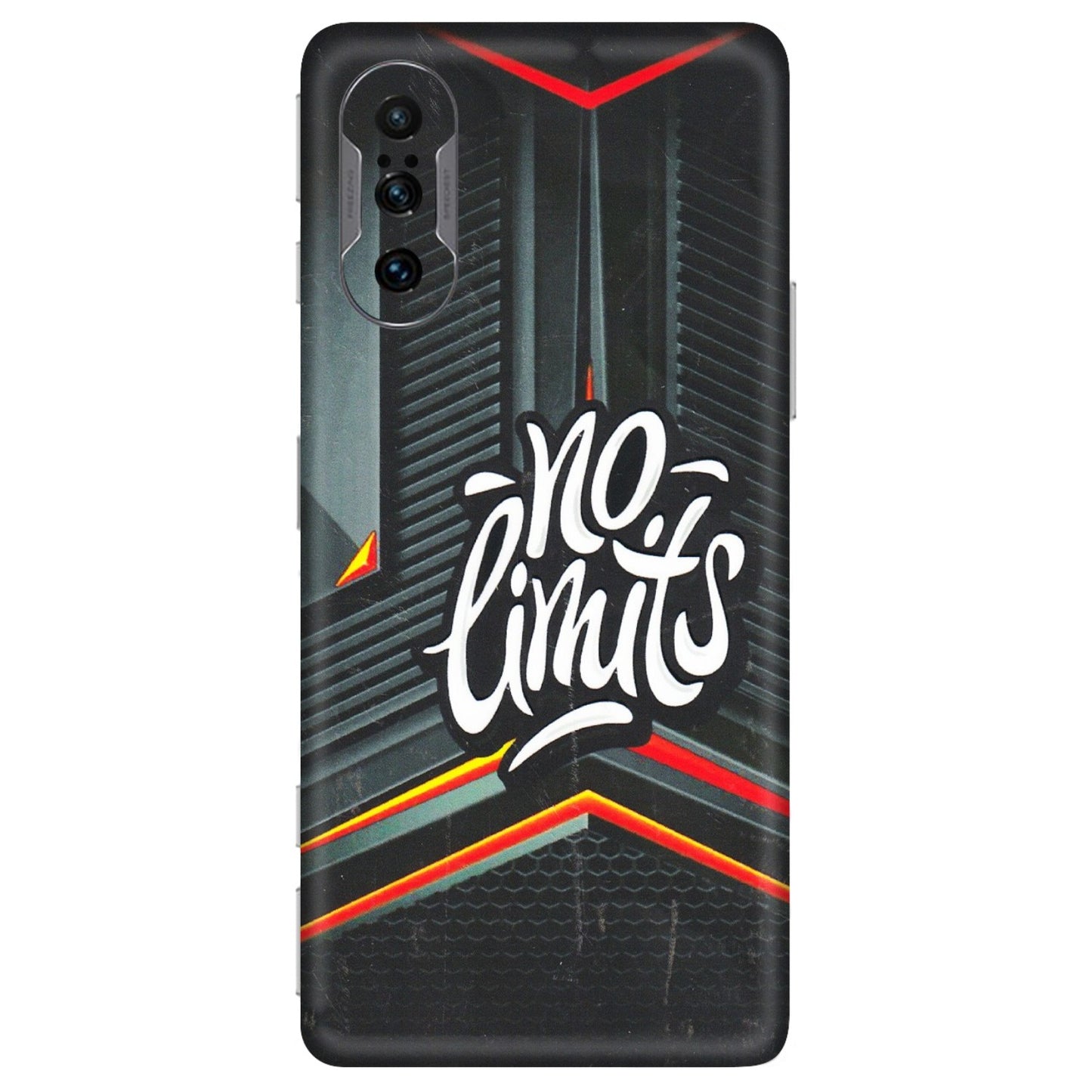 POCO Phone Skins (All Models) - No Limits - 3D Embossed Finish (L-286) Poco F3 GT (5G)