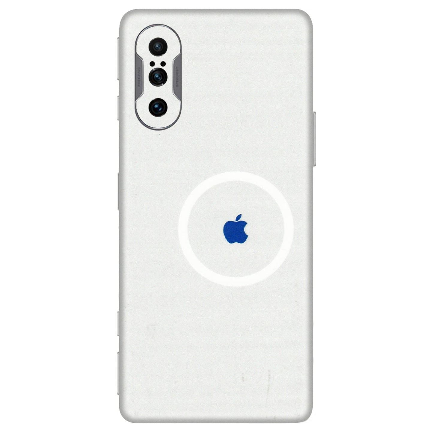 POCO Phone Skins (All Models) - iPhone Magsafe Logo - 3D Embossed Finish (L-320) Poco F3 GT (5G)
