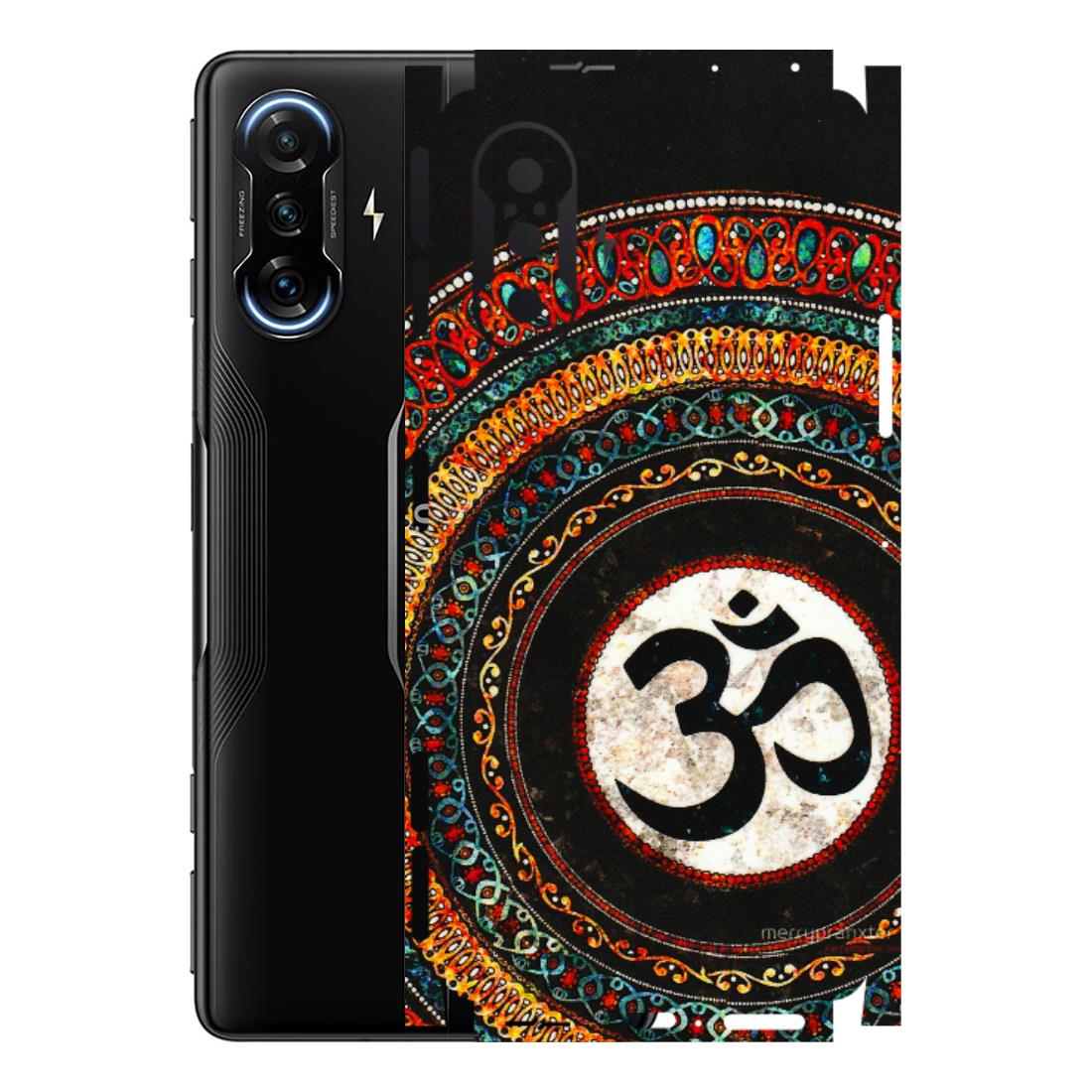 POCO Phone Skins (All Models) - Aum Chant Abstract - 3D Embossed Finish (L-42) Poco F3 GT (5G)