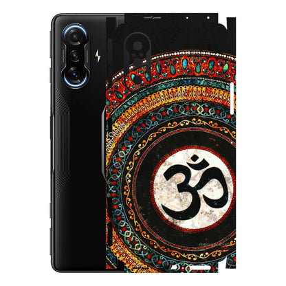POCO Phone Skins (All Models) - Aum Chant Abstract - 3D Embossed Finish (L-42) Poco F3 GT (5G)