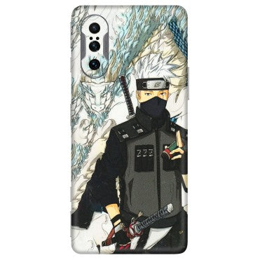 POCO Phone Skins (All Models) - Kakashi Hatake Naruto Anime - 3D Embossed Finish (L-46) Poco F3 GT (5G)