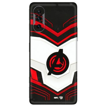POCO Phone Skins (All Models) - Avengers Logo - 3D Embossed Finish (L-55) Poco F3 GT (5G)